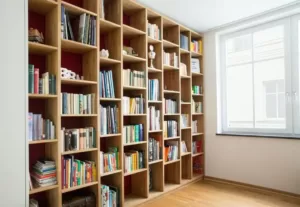 Simple home bookcase