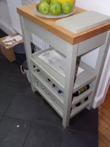 Chef unit after spraying