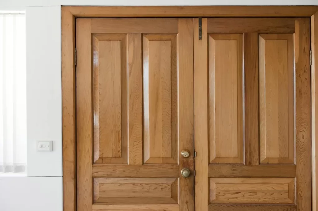 Internal double doors