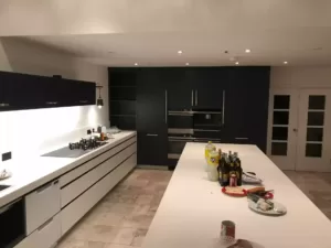 Contemporary kitchen island