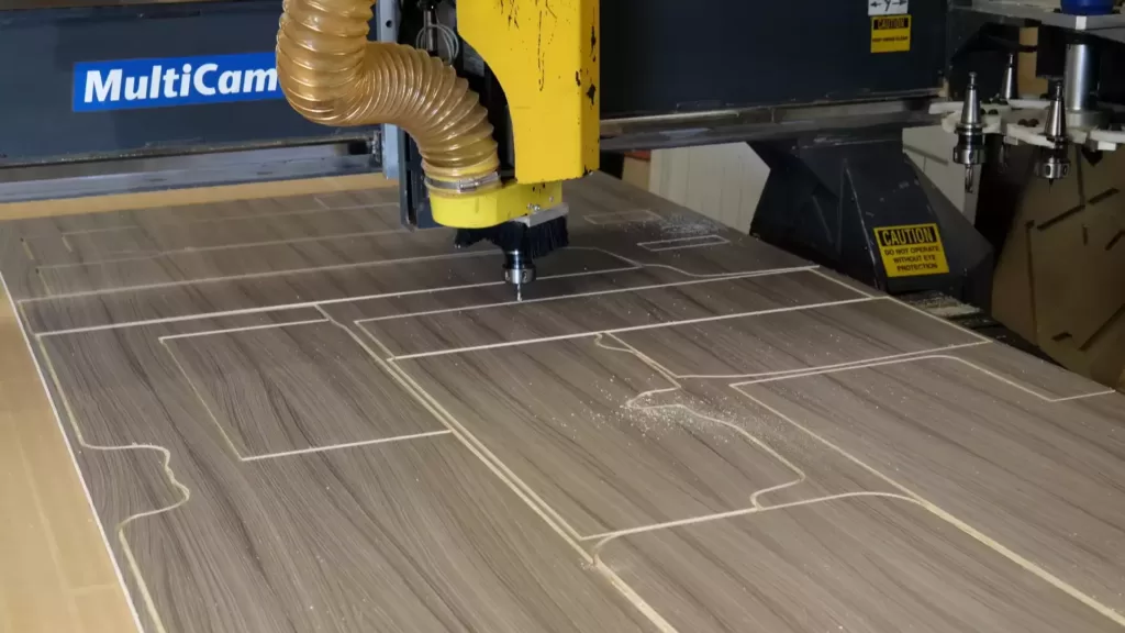 Large-sheet CNC routing