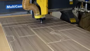 Large-sheet CNC routing