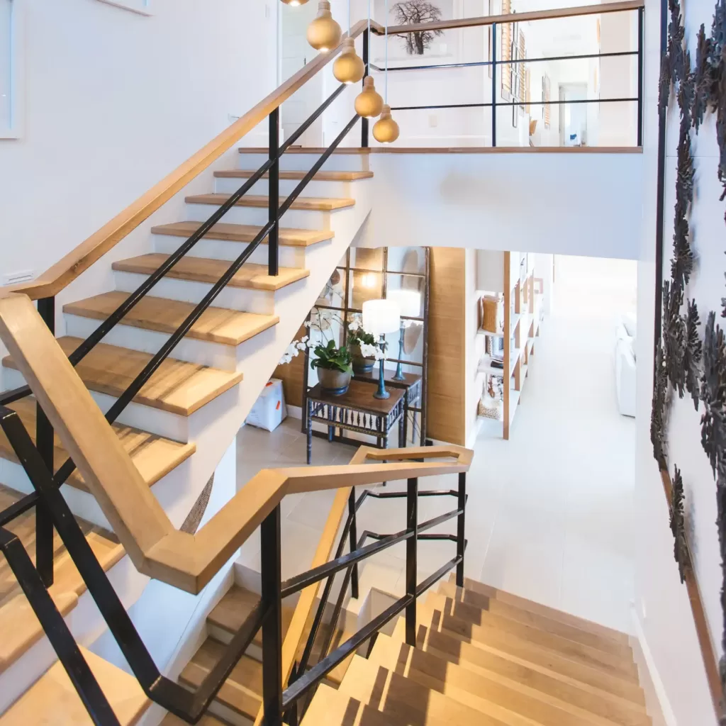 Modern office staircase