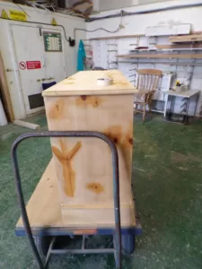 Spray finishing furniture woodwork 11