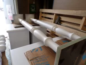 Spray finishing furniture woodwork 12