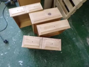 Spray finishing furniture woodwork 5