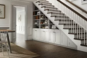 Under-stairs fitted storage